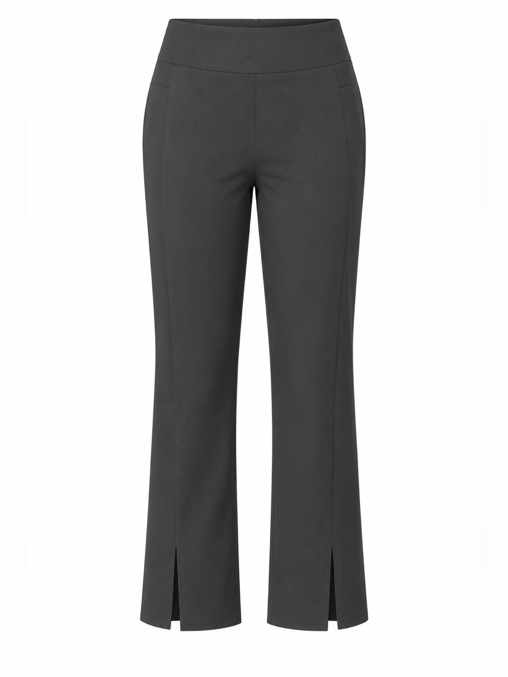 Athleta Sutton Split Hem Trousers Dark Grey Size 8